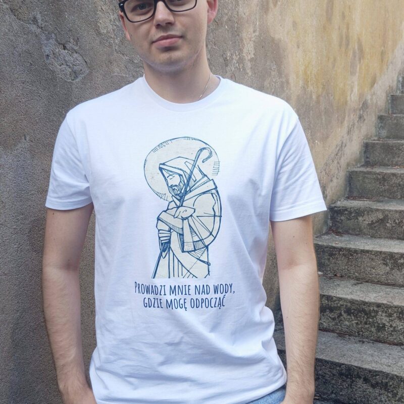 Koszulka męska „Prowadzi mnie nad wody"