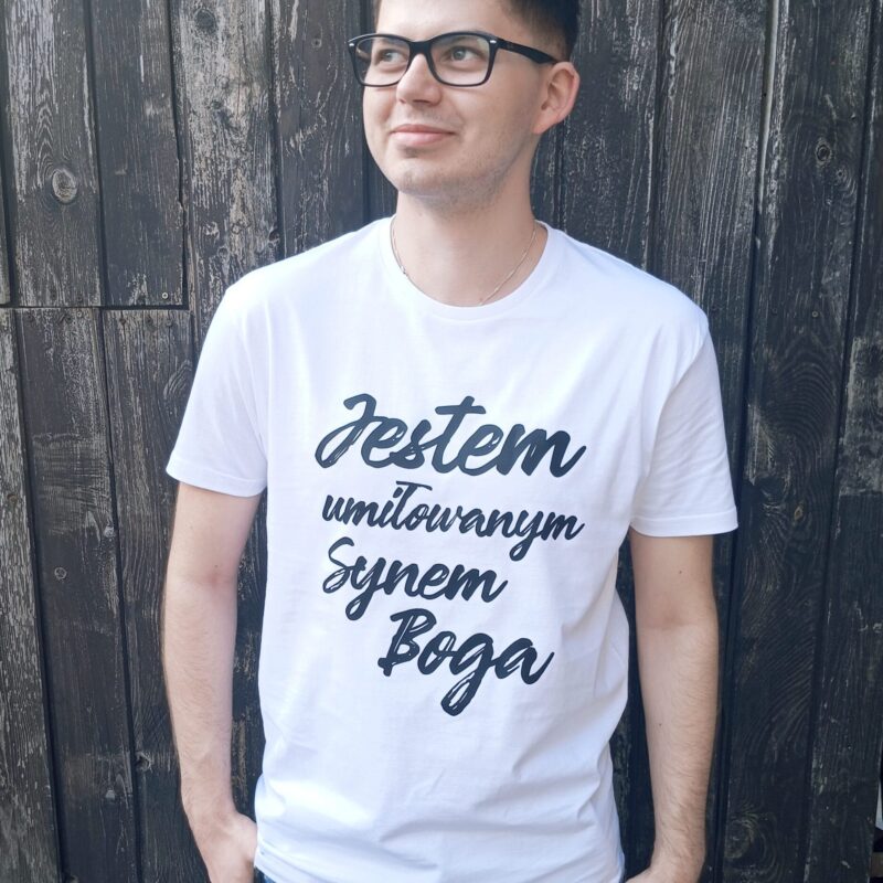 Koszulka męska - Jestem umiłowanym Synem Boga