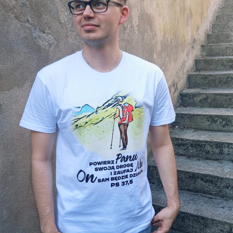 Koszulka męska „Powierz Panu swoją drogę"