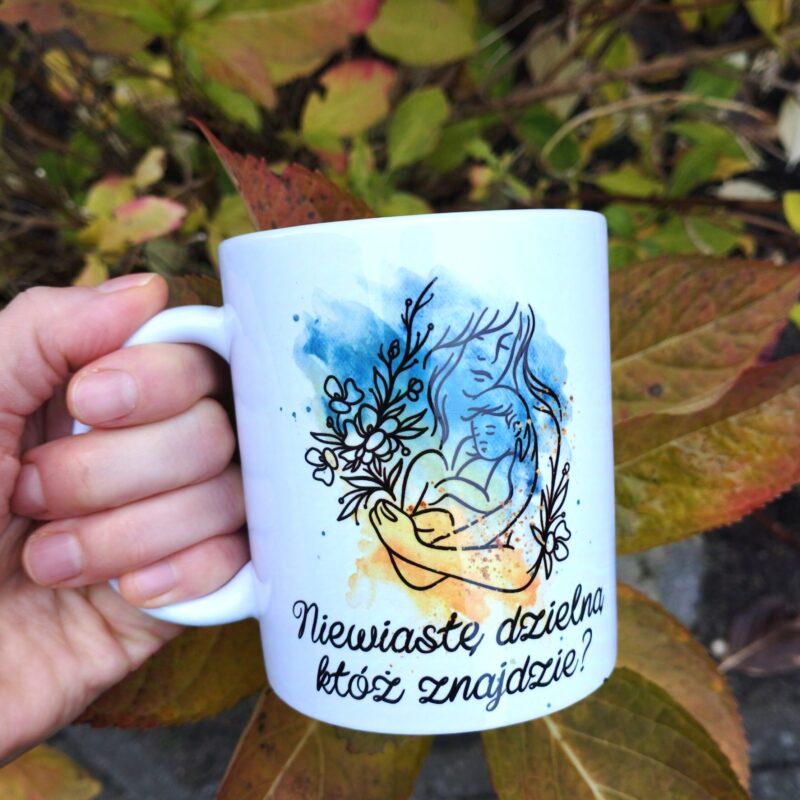 Kubek „Niewiastę dzielną któż znajdzie?"